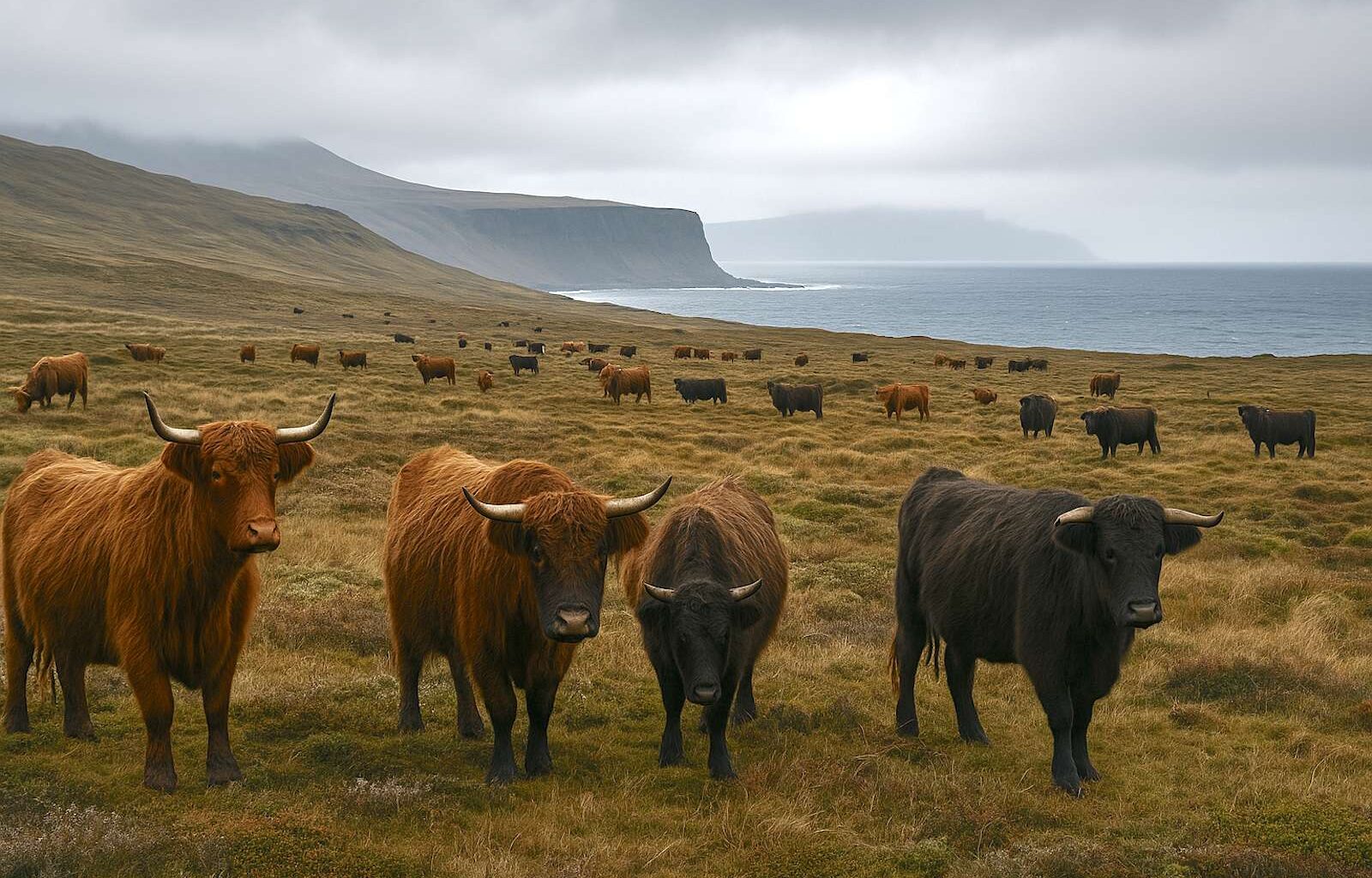 L’histoire hallucinante des vaches abandonnées sur une île et laissées à elles-mêmes pendant 130 ans !