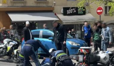 Saint-Etienne. Collision entre un motard de la police et un piéton : ce qu'il s'est passé