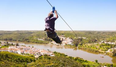 Le Portugal peut se rejoindre en tyrolienne depuis l’Espagne