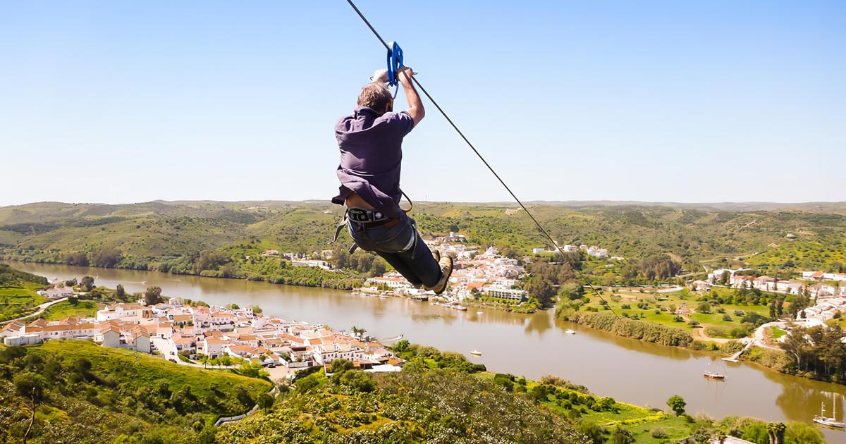 Le Portugal peut se rejoindre en tyrolienne depuis l’Espagne