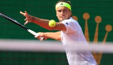 Zverev mord (déjà) la poussière à Monte-Carlo, Rune abandonne