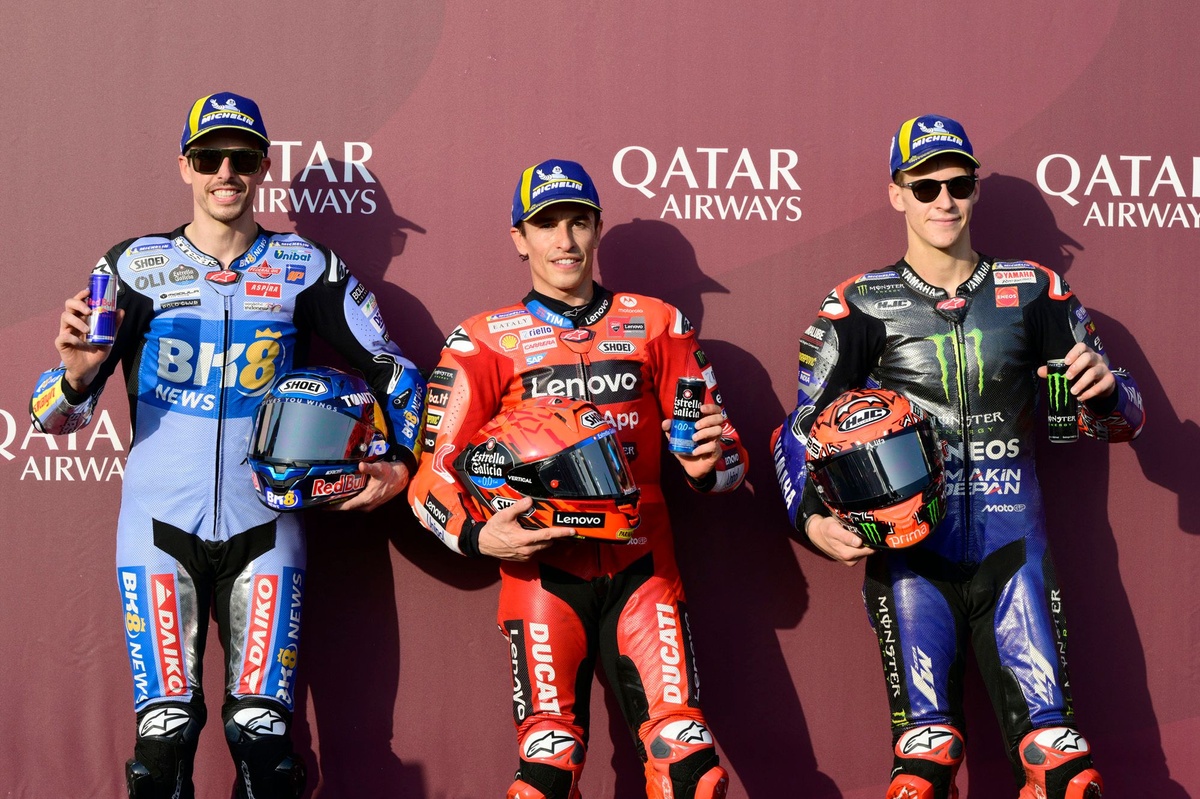 La grille de départ du sprint au GP du Qatar MotoGP