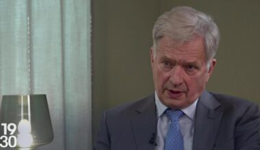 Sauli Niinistö: "Vladimir Poutine est passé de la frustration à la colère" - rts.ch