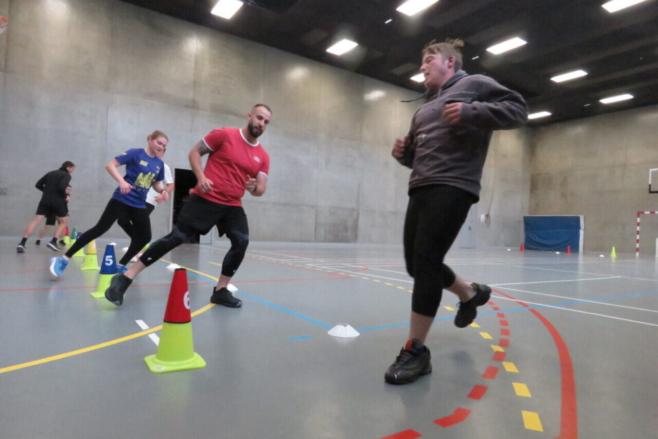 Des tests d'aptitude physique au programme.