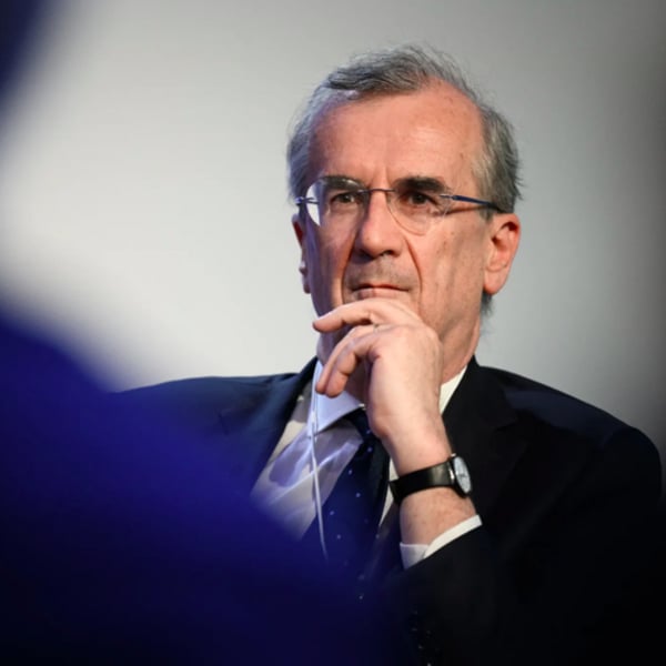 Le gouverneur de la Banque de France perçoit "une forte attente" envers l'Europe