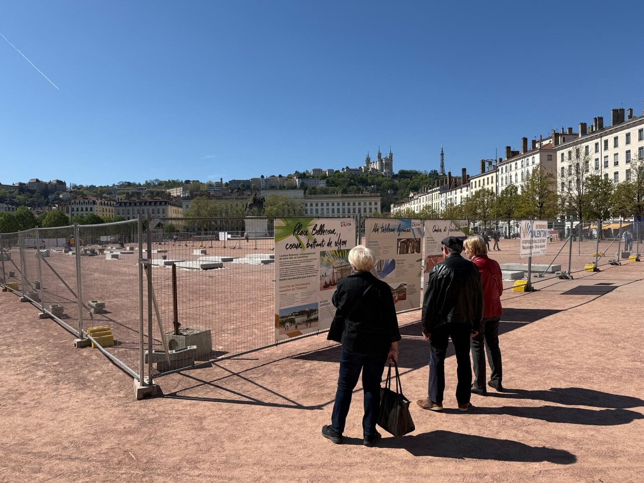 Lyon. C'est quoi ce grand chantier qui a démarré sur la place Bellecour ?