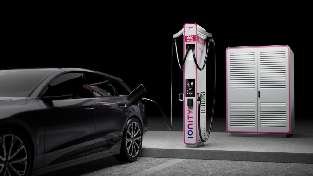 La future borne 600 kW de Ionity // Source : Ionity