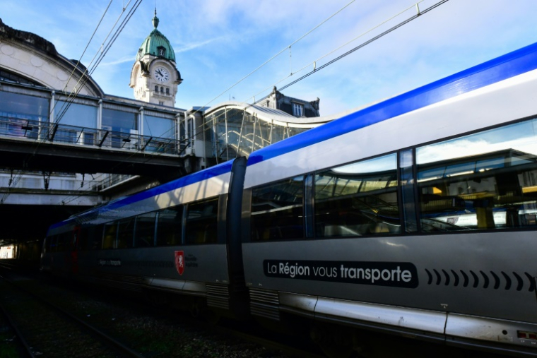 Les lignes POLT (plus de 700 km de voie ferrée) et Clermont-Paris (420 km) transportent respectivement 2,6 et 1,9 millions de voyageurs chaque année dans des trains Intercités ( AFP / Pascal LACHENAUD )