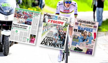 la presse européenne ébahie par la nouvelle performance de Pogacar