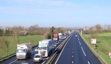 un accident engendre un bouchon de plus de 5 kilomètres