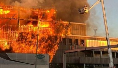 Spectaculaire incendie en cours dans le nord de la capitale