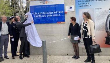 Le lycée de La Calade porte désormais le nom de la résistante Jane Vialle