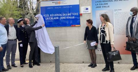 Le lycée de La Calade porte désormais le nom de la résistante Jane Vialle