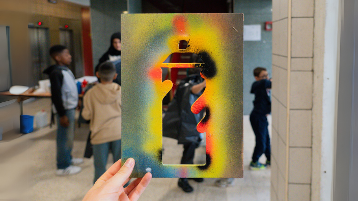 [Trois-Ponts] Une fresque collective dans la tour E