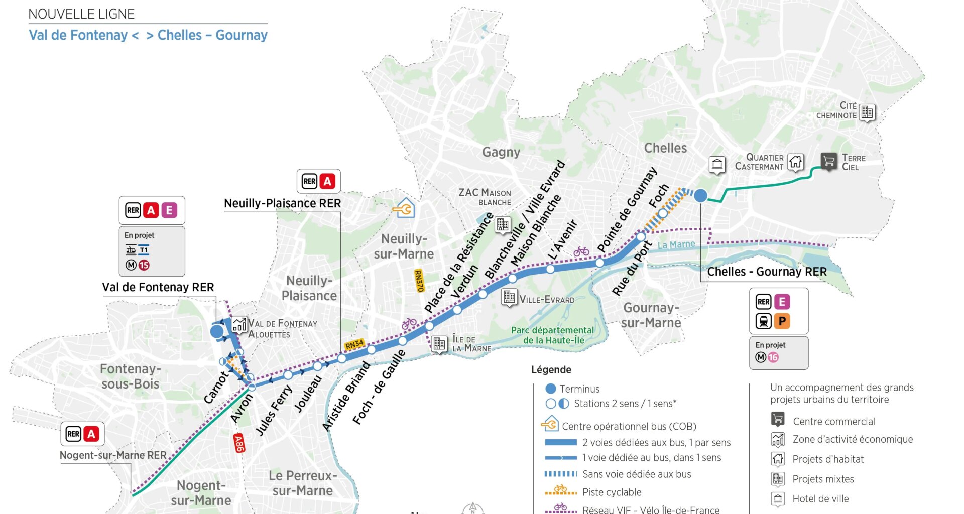 Le projet des bus Bords de Marne validé par Île-de-France Mobilités