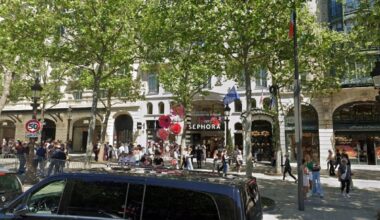 une enquête ouverte après des bruits violents entendus dans un magasin sur les Champs-Élysées