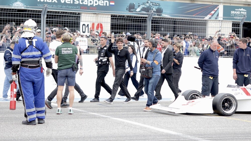 formule 1 gp france historique Charles Leclerc en guest star