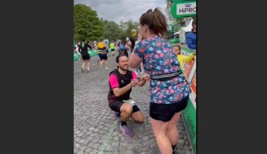 La ligne d’arrivée, meilleur endroit pour faire sa demande en mariage
