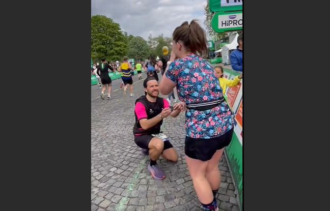 La ligne d’arrivée, meilleur endroit pour faire sa demande en mariage