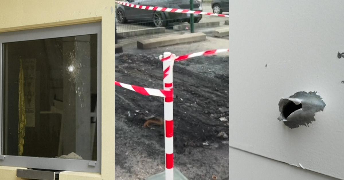les images des impacts de balles et des voitures brûlées à Toulon et Villepinte