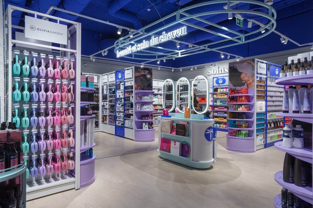 A l'intérieur du nouveau concept Bleu Libellule au Forum des Halles