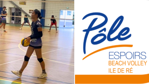 Jade, réunionnaise de 14 ans, va intégrer le pôle espoir beach volley à l’Ile de Ré