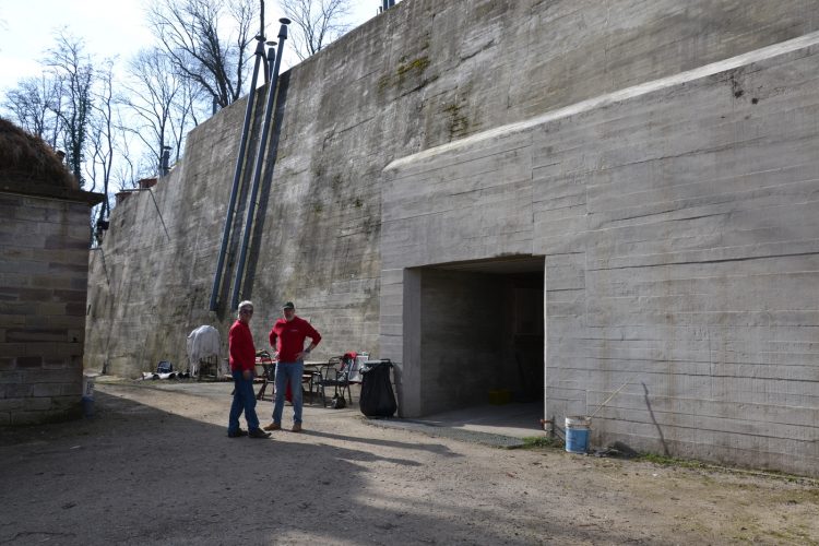 Fort Ducrot – façade béton