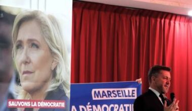 Marseille, le RN en meeting dans une salle à moitié vide