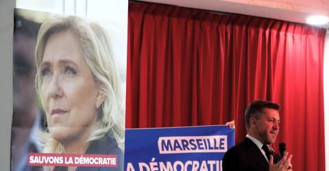 Marseille, le RN en meeting dans une salle à moitié vide