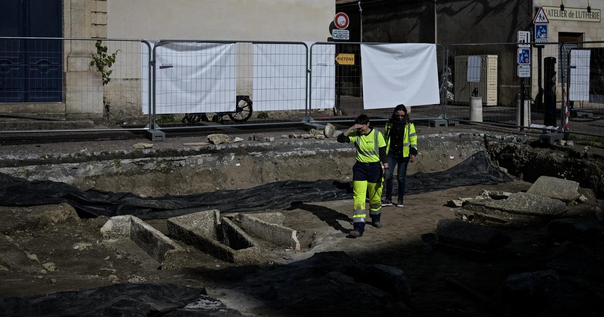 une nécropole mérovingienne de 59 sarcophages découverte lors de fouilles archéologiques