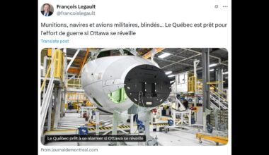En Allemagne, le Premier ministre du Québec fait la promotion de l’industrie militaire