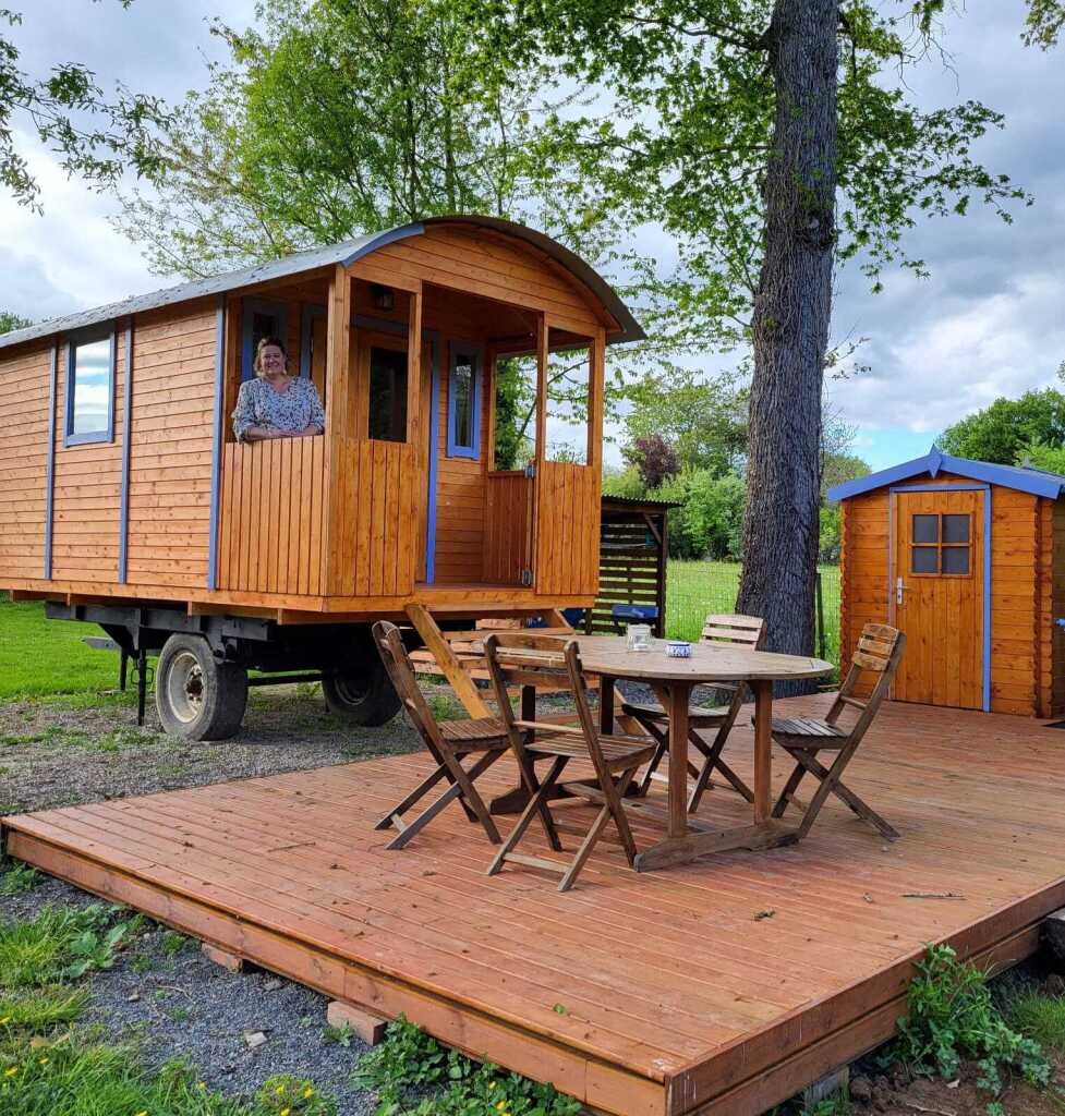un nouveau lieu de vacances en roulotte