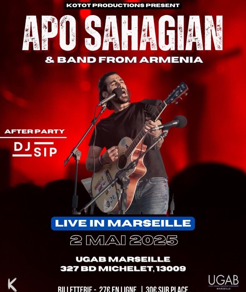 Apo Sahagian en concert à Marseille - Nouvelles d'Arménie en Ligne