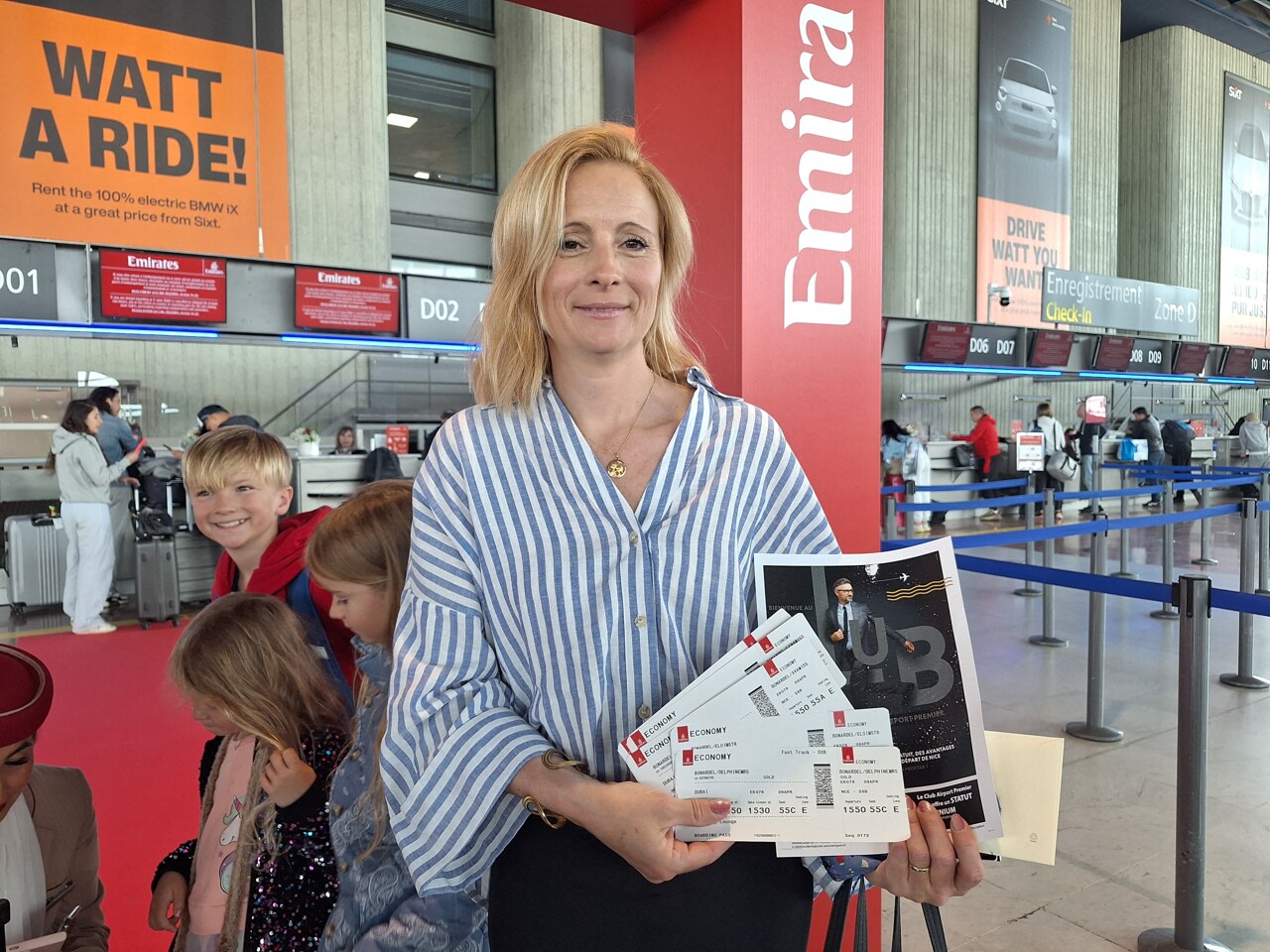 Nice. Emirates lui offre des billets d'avion : l'incroyable surprise pour Delphine