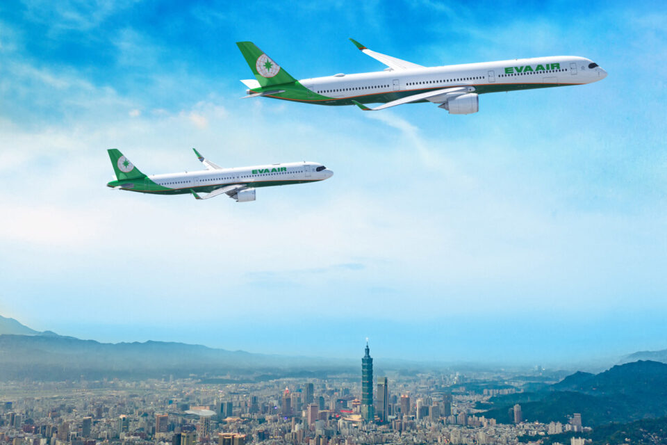 Eva Air a passé une nouvelle commande ferme de six A350-1000 long-courriers et trois monocouloirs A321neo
