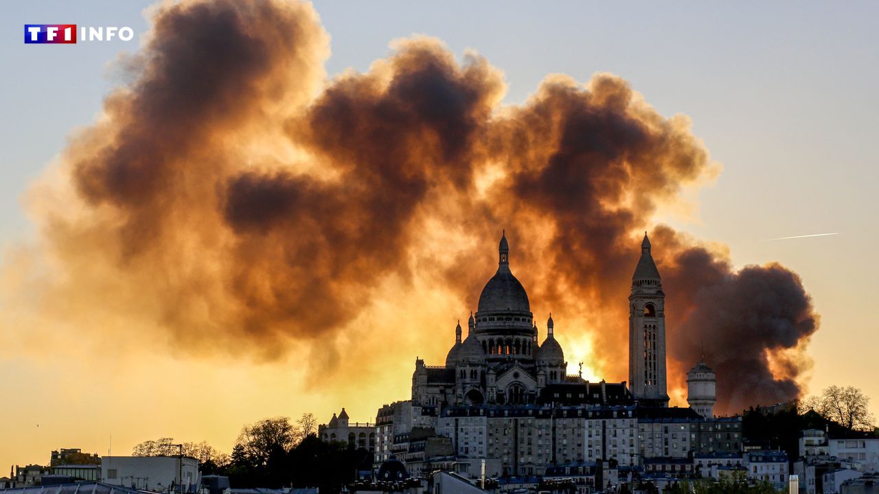 Les images du spectaculaire incendie d'un centre de tri de déchets à Paris