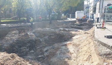 c'est quoi ce chantier en cours devant la mairie ?