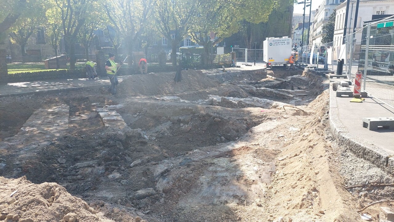 c'est quoi ce chantier en cours devant la mairie ?