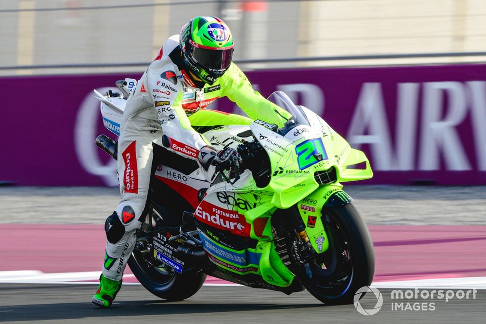 Franco Morbidelli, leader de la première journée sous les couleurs de VR46.