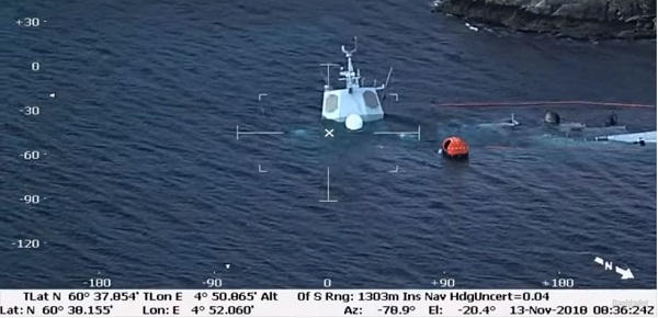 Oslo réclame 1,1 milliard d'euros à l'espagnol Navantia pour le naufrage de la frégate Helge Ingstad