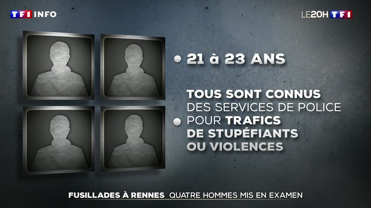 Fusillades à Rennes : quatre hommes mis en examen