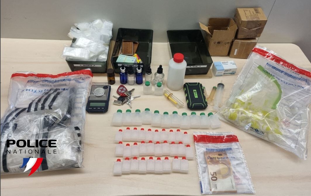du bruit chez les voisins, un kilo de drogue chez lui