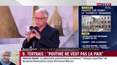 Guerre en Ukraine : "Vladimir Poutine ne veut pas la paix", selon Bruno Tertrais