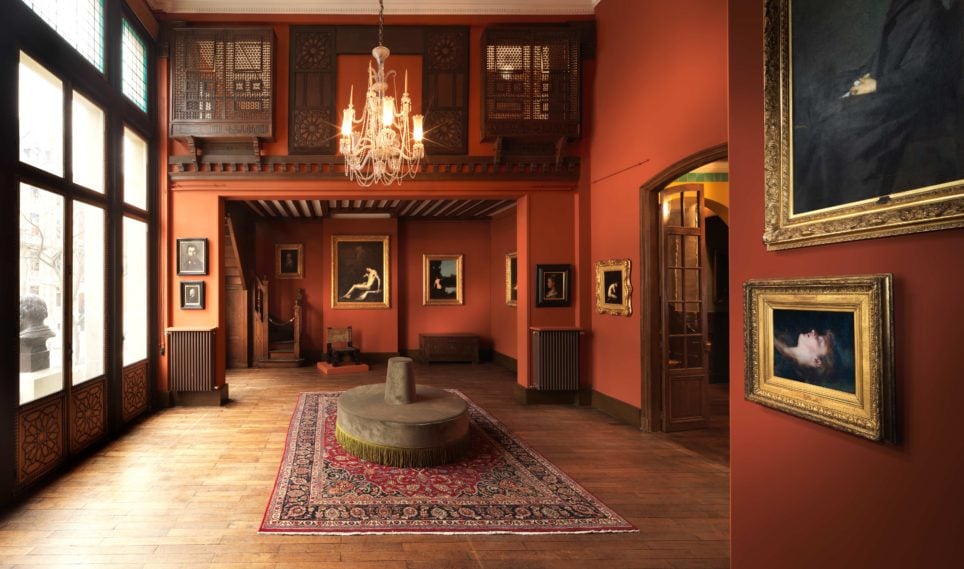 L’atelier du premier étage du Musée national Jean-Jacques Henner, Paris