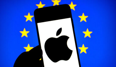 iPhone Logo Apple Drapeau Europeen