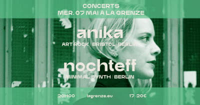 Illustration Anika + Nochteff en concert à La Grenze