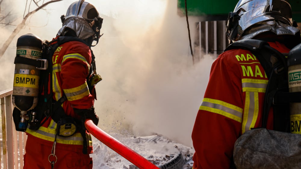 Un bâtiment squatté détruit par un incendie dans le 14e arrondissement de Marseille
