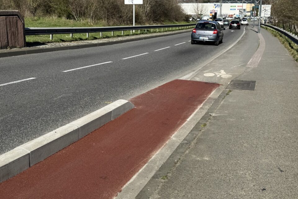 De nouvelles pistes cyclables rouge brique ailleurs dans Toulouse 