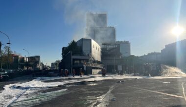 une semaine après, la présence des pompiers toujours nécessaire