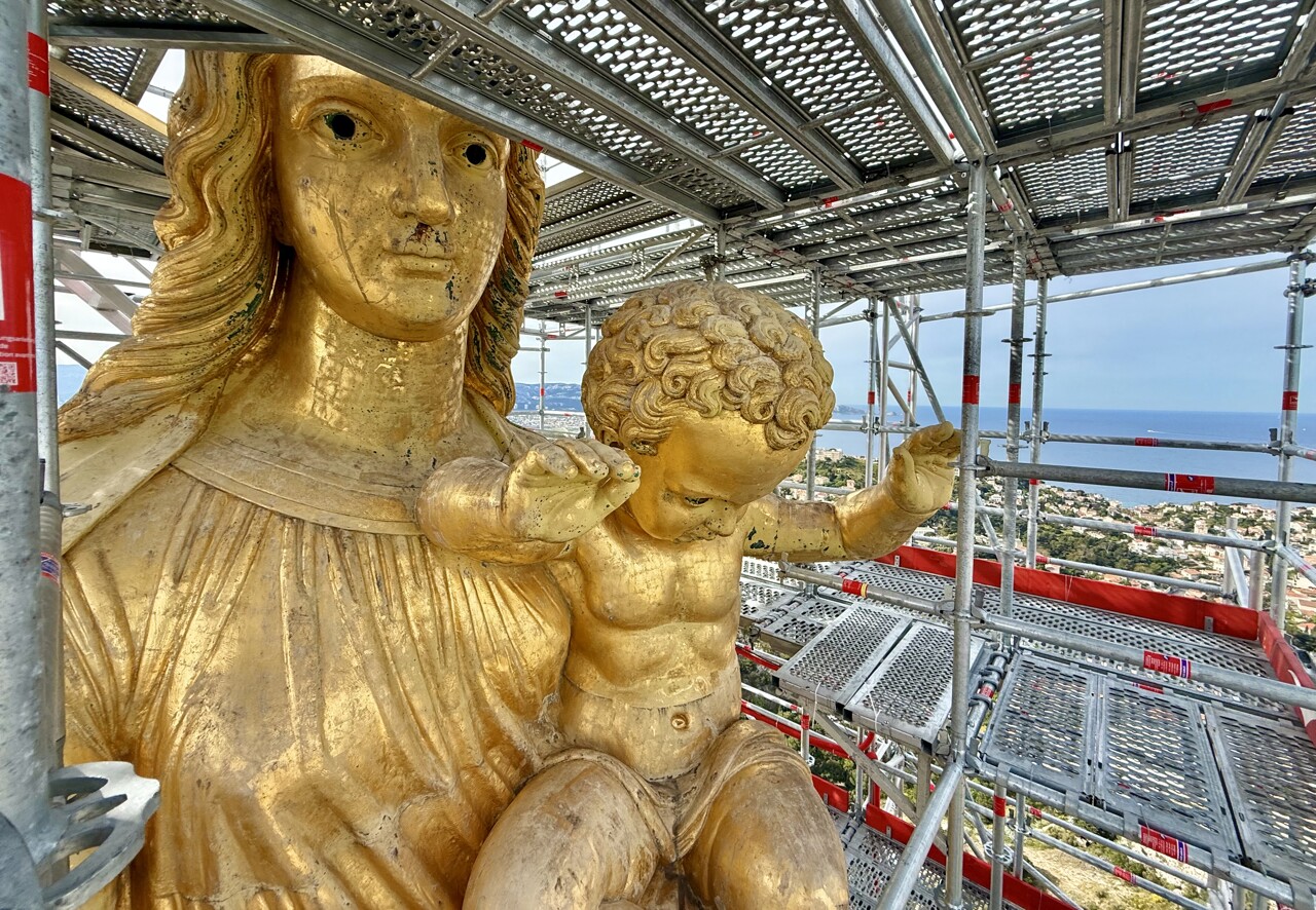 EXCLUSIF. Marseille. On vous montre le gigantesque chantier de Notre-Dame-de-la-Garde